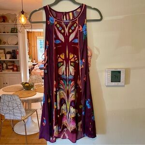 Free People Floral Mini Dress